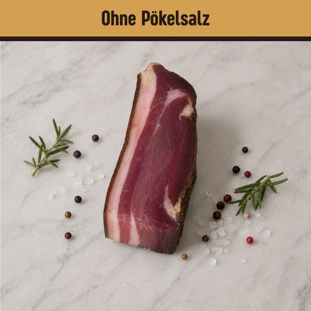 Genussbox – Speck, Ethical Kaminwurzen, Ethical Rindersalami & Meraner Schüttelbrot