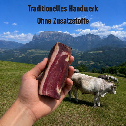 Genussbox – Speck, Ethical Kaminwurzen, Ethical Rindersalami & Meraner Schüttelbrot