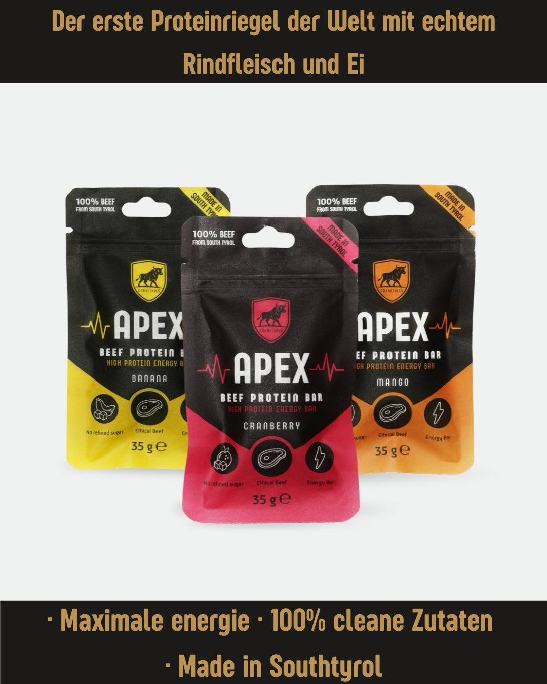 APEX Beef Protein Bars (Neu!)