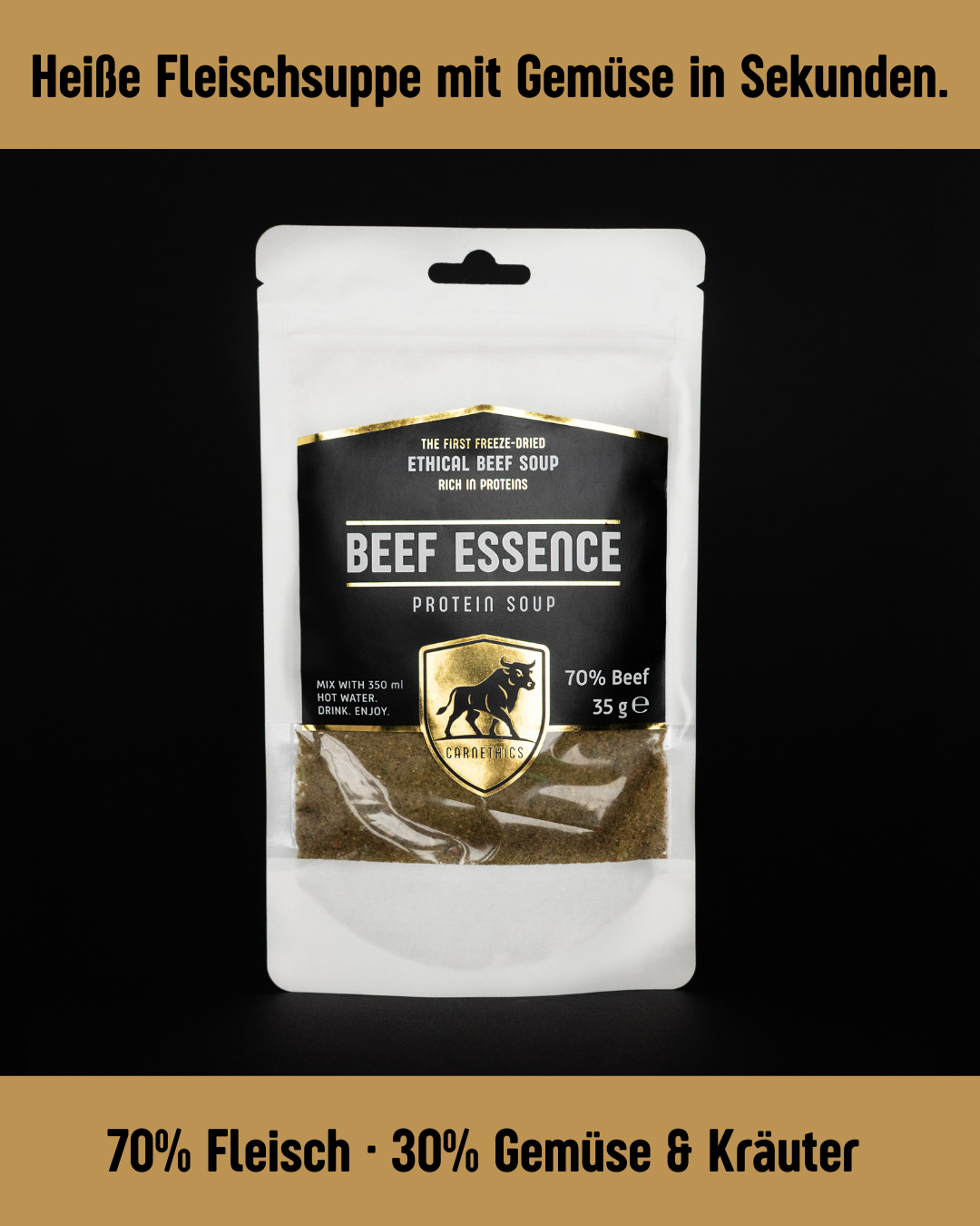 BEEF ESSENCE – Fleischsuppe
