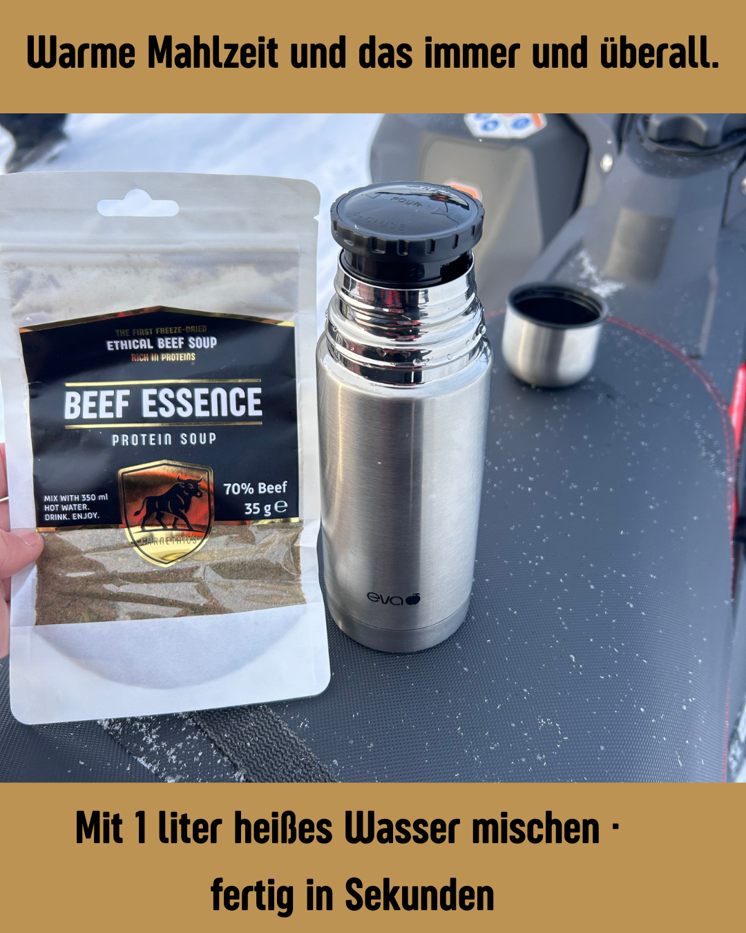 BEEF ESSENCE – Beef protein soup made from ethically sourced South Tyrolean beef