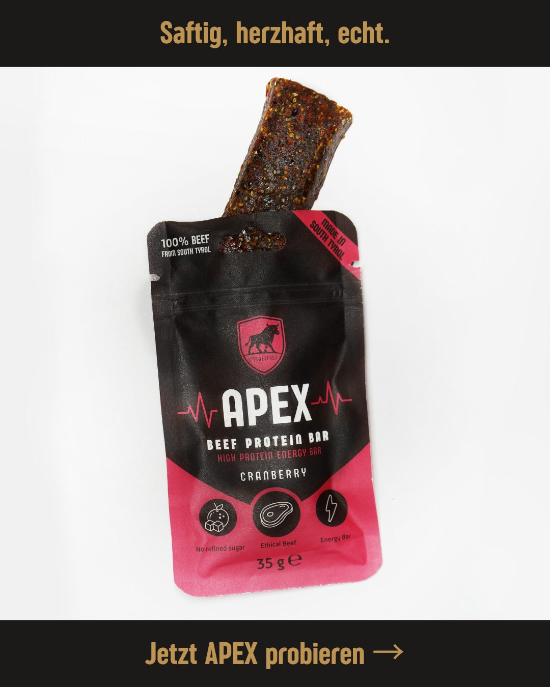APEX Beef Protein Bars (Neu!)