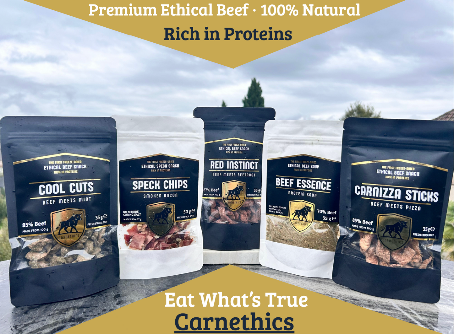 Carnethics ⛰️ Discovery Box – 5 Sorten in einem Paket