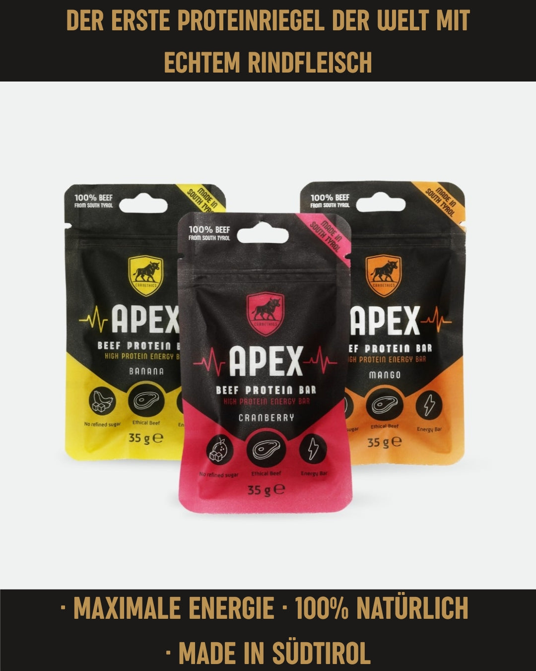 APEX Beef Protein Bars (Neu!)